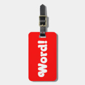 Étiquette À Bagage Parole ! (Devant Vertical)