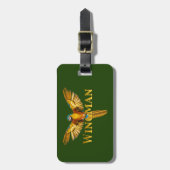 Étiquette À Bagage Parrot Wingman (Devant Vertical)