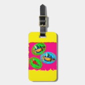 ÉTIQUETTE À BAGAGE PARROTS (Devant Vertical)