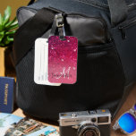 Étiquette À Bagage Parties scintillant moderne rouge et rose Nom des<br><div class="desc">Voici notre produit sensationnel : Parties scintillant rouges et roses modernes étincelles ! Ajoutez une touche de glamour et de pizzazz à votre vie avec ces étincelles de parties scintillant fascinantes, conçues pour captiver et éblouir tous ceux qui les observent. Que vous cherchiez à décorer vos effets personnels, créer des...</div>