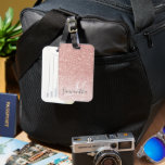 Étiquette À Bagage Parties scintillant rose moderne étincelles Nom pe<br><div class="desc">Présentez notre produit de Parties scintillant rose moderne Sparkles Personnalisé Name, disponible exclusivement sur Zazzle! Faites une déclaration élégante et personnalisée avec ce design époustouflant qui combine le charme de la parties scintillant rose avec une touche moderne. Que vous soyez à la recherche d'un cadeau ou d'un régal spécial, ce...</div>