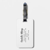 Étiquette À Bagage Parties scintillant rose Vegas Bachelorette Party  (Dos Vertical)