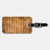 Étiquette À Bagage Partition vintage (Devant horizontal)