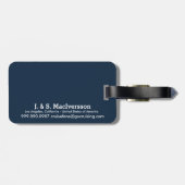 Étiquette À Bagage Partons bateau de croisière de bande dessinée de (Dos horizontal)