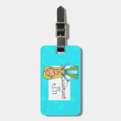 Étiquette À Bagage Partons quelque part étiquette de bagage (Devant Vertical)