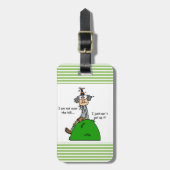 Étiquette À Bagage Pas au-dessus de l'humour de colline (Devant Vertical)