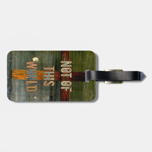 Étiquette À Bagage "Pas chrétien fait sur commande de ce monde" (Dos horizontal)