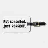 Étiquette À Bagage Pas Concédé, Juste Parfait (Devant horizontal)