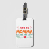 Étiquette À Bagage Pas de maman comme celle que j'ai eu maman Love Re (Devant Vertical)