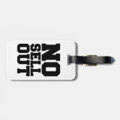 ÉTIQUETTE À BAGAGE PAS DE VENTE (Dos horizontal)