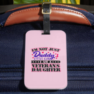 Étiquette À Bagage Pas seulement la fille de papa - la fille de vétér