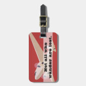 Étiquette À Bagage Pas tous ce que Wander sont aventure perdue de (Devant Vertical)