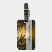 Étiquette À Bagage Pas tous ce que Wander sont voyage perdu (Devant Vertical)