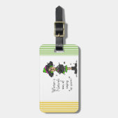 Étiquette À Bagage Pas un fan d'hiver (Devant Vertical)