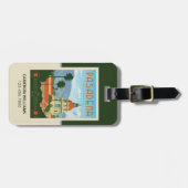 Étiquette À Bagage Pasadena, CA (Devant horizontal)