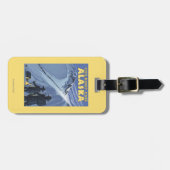 Étiquette À Bagage Passage de Chilkoot, mineurs d'or de l'Alaska (Devant horizontal)