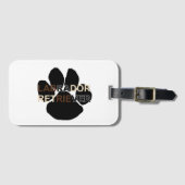 Étiquette À Bagage Passe de nom LR (Devant Horizontal)