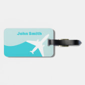 Étiquette À Bagage Passe d'embarquement aérien (Dos horizontal)
