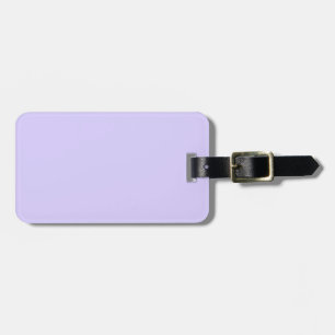 Étiquette À Bagage Pastel Lilac couleur solide   Classique   Élégant