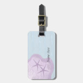 Étiquette À Bagage Pastel Starfish et Ocean (Devant Vertical)