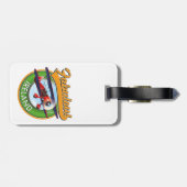 Étiquette À Bagage patch de voyage en Irlande fabuleux. (Dos horizontal)