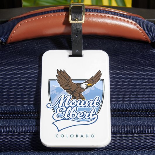 Étiquette À Bagage Patch de voyage Mont Elbert (Insitu Rectoal 2)