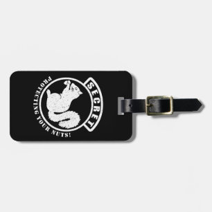 Étiquette À Bagage Patch d'écureuil secret pour protéger vos noix