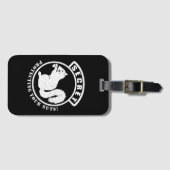 Étiquette À Bagage Patch d'écureuil secret pour protéger vos noix (Devant Horizontal)