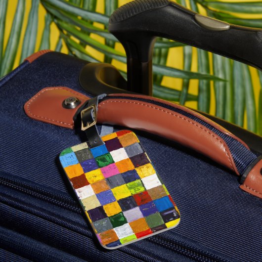 Étiquette À Bagage Patchwork Abstrait (Insitu Rectoal 1)