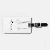 Étiquette À Bagage Patinage de glace (Devant horizontal)