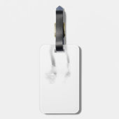 Étiquette À Bagage Patinage de glace (Dos Vertical)