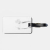 Étiquette À Bagage Patinage de glace (Dos horizontal)