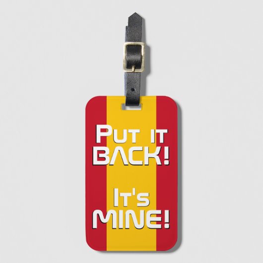 Étiquette À Bagage Patriotic (Devant Vertical)