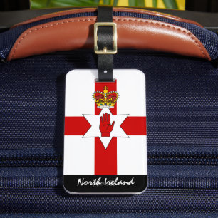 Étiquette À Bagage Patriotic North Ireland Bagages Tags, Ulster Flag
