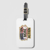 Étiquette À Bagage Patriotic Peace Decal (Devant Vertical)