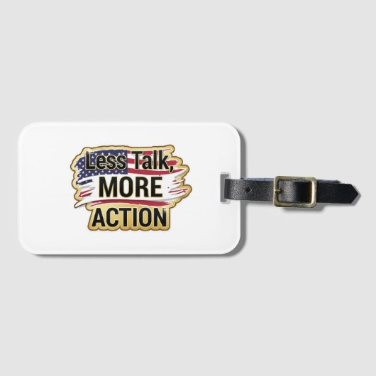 Étiquette À Bagage Patriotic Peace Decal (Devant Horizontal)