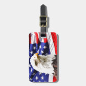 Étiquette À Bagage Patriotique (Devant Vertical)