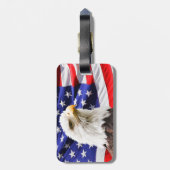 Étiquette À Bagage Patriotique (Dos Vertical)