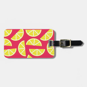 Étiquette À Bagage pattern of lemon