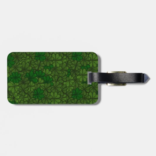 Étiquette À Bagage Pattern St Patrick (Dos horizontal)