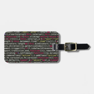 Étiquette À Bagage Patters de Developer