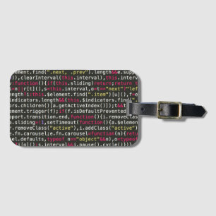 Étiquette À Bagage Patters de Developer