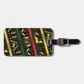 Étiquette À Bagage Patters de Qilin (Devant horizontal)