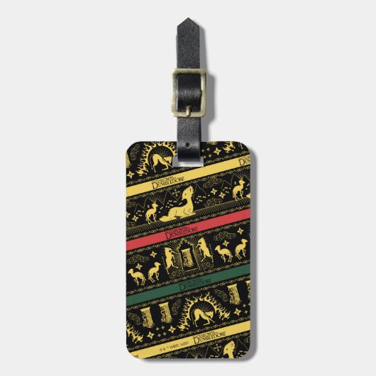 Étiquette À Bagage Patters de Qilin (Devant Vertical)