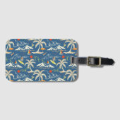 Étiquette À Bagage Patters tropicaux (Devant Horizontal)