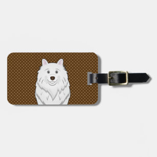 Étiquette À Bagage Pattes américaines de bande dessinée de chien