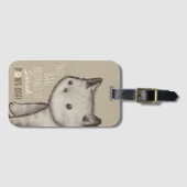 Étiquette À Bagage Pattes mignonnes faites sur commande (Devant Horizontal)