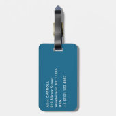 Étiquette À Bagage Paul Cezanne - Baie de Marseille, vue d'Estaque (Dos Vertical)