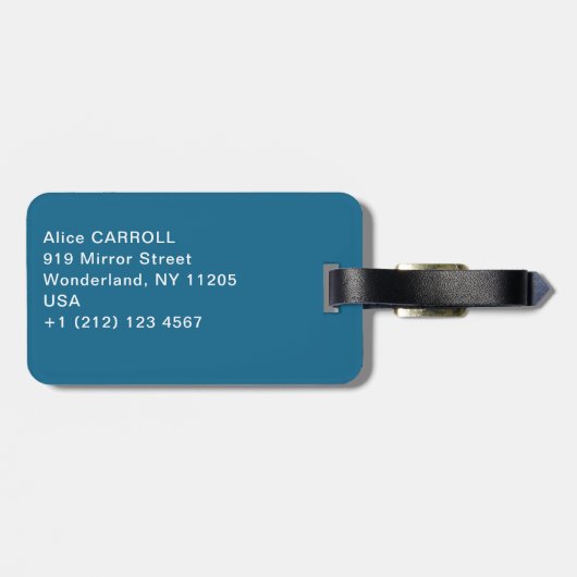 Étiquette À Bagage Paul Cezanne - Baie de Marseille, vue d'Estaque (Dos horizontal)