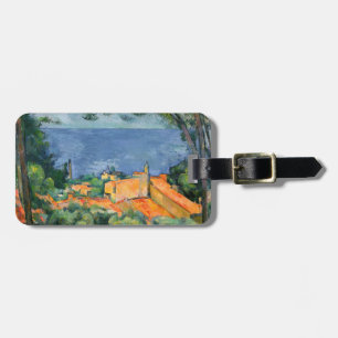 Étiquette À Bagage Paul Cezanne - Estaque aux toits rouges